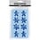 Creativ Company Siliconen vormen, ijskristallen en cookieman, H: 2,5 cm, L: 3 cm, B: 4,5 cm, 12,5 ml, 1 stuk