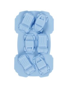 Creativ Company Siliconen vormen, auto's , H: 2,5 cm, L: 3 cm, B: 4,5 cm, 12,5 ml, 1 stuk