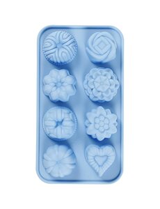 Creativ Company Siliconen vormen, cakejes, H: 2,5 cm, L: 4 cm, B: 4,5 cm, 25 ml, 1 stuk