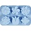 Creativ Company Siliconen vormen, bloemen, H: 2,6 cm, L: 6 cm, B: 7,5 cm, 75 ml, 1 stuk