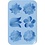 Creativ Company Siliconen vormen, bloemen, H: 2,6 cm, L: 6 cm, B: 7,5 cm, 75 ml, 1 stuk