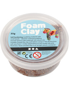 Foam Clay Foam Clay®, bruin, 35 gr/ 1 Doosje