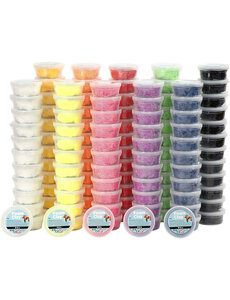 Foam Clay Foam Clay®, diverse kleuren, 10x12 Doosje/ 1 doos
