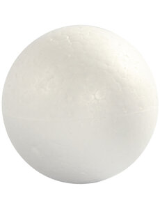 Creativ Company Ballen, d 8 cm, wit, 5 stuk/ 1 doos