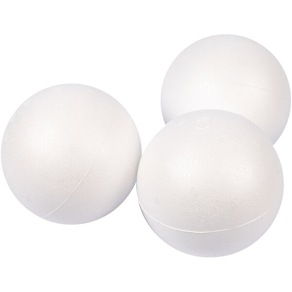 Creativ Company Ballen, d 10 cm, wit, 25 stuk/ 1 doos