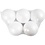 Creativ Company Ballen, d 12 cm, wit, 5 stuk/ 1 doos
