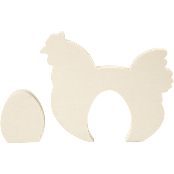 Creativ Company 2in1 Figuren, H: 7,5+16 cm, B: 6,3+19,5 cm, dikte 2 cm, 1 set