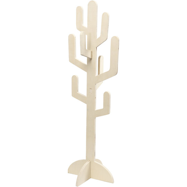 Creativ Company Houten cactus, H: 60 cm, B: 18,5 cm, dikte 8 mm, 1 stuk
