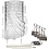 Creativ Company Kaarsen gietvorm, Kunst 2, afm 170x50 mm, 1 stuk