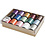Creativ Company Cadeaulint, B: 10 mm, glossy, diverse kleuren, 15x50 m/ 1 doos