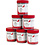 Glazuur voor klei, diverse kleuren, 6x200 ml/ 1 doos