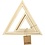 Creativ Company Lijsten, Driehoek, afm 9x12+18x21 cm, 2 stuk/ 1 doos