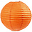 Rijstpapier lamp, d 20 cm, oranje, 1 stuk