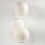 Creativ Company Rijstpapier lamp, Rond, d 20 cm, wit, 1 stuk