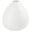 Creativ Company Rijstpapier lamp, Druppel, H: 27 cm, d 25 cm, wit, 1 stuk
