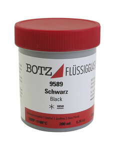  Glazuur voor klei, zwart, 200 ml/ 1 Doosje