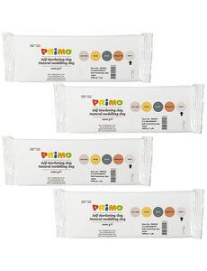 PRIMO Zelfhardende Klei, wit, 4x1000 gr/ 1 doos