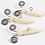 Creativ Company Vlinder lijven, L: 5,5 cm, d 15 mm, 5 stuk/ 1 doos