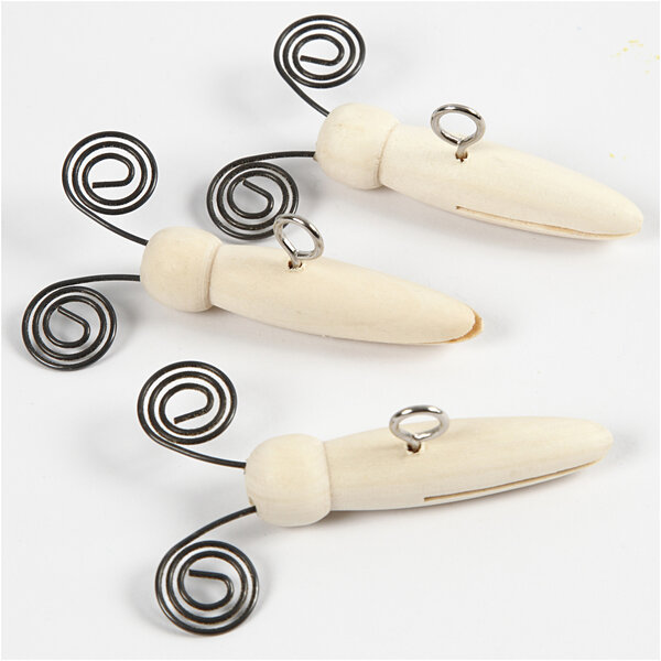 Creativ Company Vlinder lijven, L: 5,5 cm, d 15 mm, 5 stuk/ 1 doos