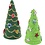 Creativ Company Kerstbomen, H: 10+12+15 cm, d 5+6+7 cm, 24 stuk/ 1 doos
