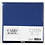Creativ Company Kaarten en enveloppen, afmeting kaart 15,2x15,2 cm, afmeting envelop 16x16 cm, 220 gr, blauw, 4 set/ 1 doos