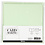 Creativ Company Kaarten en enveloppen, afmeting kaart 15,2x15,2 cm, afmeting envelop 16x16 cm, 210 gr, lichtgroen, 4 set/ 1 doos