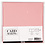 Kaarten en enveloppen, afmeting kaart 15,2x15,2 cm, afmeting envelop 16x16 cm, 220 gr, roze, 4 set/ 1 doos