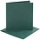 Creativ Company Kaarten en enveloppen, afmeting kaart 15,2x15,2 cm, afmeting envelop 16x16 cm, 230 gr, donkergroen, 4 set/ 1 doos