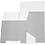 Creativ Company Kartonnen doos, H: 10 cm, L: 22 cm, B: 15.5 cm, lichtgrijs, 1 stuk