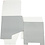 Creativ Company Kartonnen doos, H: 10 cm, L: 25 cm, B: 22 cm, lichtgrijs, 1 stuk