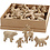 Creativ Company Pooldieren, H: 8-12,8 cm, L: 5,6-11,8 cm, 32 stuk/ 1 doos