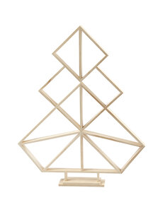 Creativ Company Geometrische kerstboom van hout
