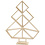Creativ Company Geometrische kerstboom van hout, H: 40 cm, B: 31 cm, 1 stuk