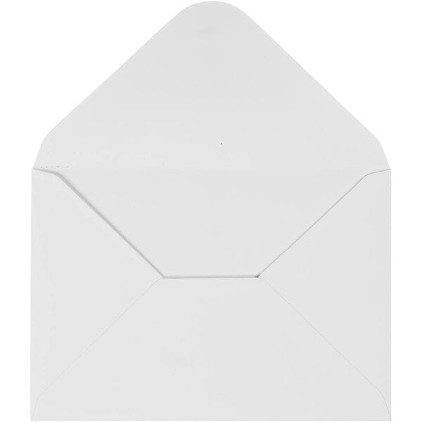 Creativ Company Enveloppen, afmeting envelop 11,5x16 cm, 110 gr, wit, 10 stuk/ 1 doos