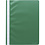 Presentatiefolders, A4, groen, 50 stuk/ 1 doos