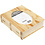 Creativ Company Boek doos, afm 21,7x18 cm, gatgrootte 16x10,8 cm, dikte 5,6 cm, 1 stuk