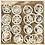 Creativ Company Kerstornamenten, d 8 cm, dikte 0,3 cm, 144 stuk/ 1 doos