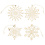 Creativ Company Ornamenten, d 7 cm, dikte 0,3 cm, 200 stuk/ 1 doos