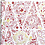 Creativ Company Inpakpapier, kerstbomen, B: 50 cm, 80 gr, goud, rood, wit, 3 m/ 1 rol