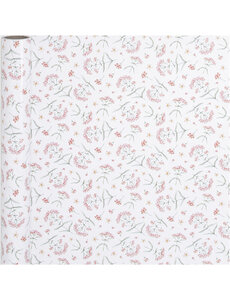 Creativ Company Inpakpapier, bloemen, B: 50 cm, 80 gr, 5 m/ 1 rol