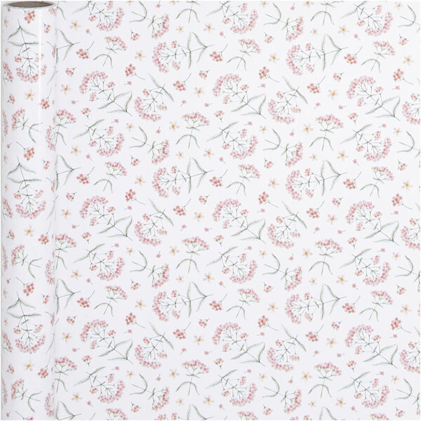 Creativ Company Inpakpapier, bloemen, B: 50 cm, 80 gr, 5 m/ 1 rol
