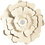 Papieren bloemen, d 15+25 cm, 230 gr, off-white, 2 stuk/ 1 doos