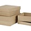 Creativ Company Vierkante Dozen, H: 5+6+7,5 cm, afm 16+18+20 cm, 3 stuk/ 1 set