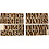 Creativ Company Houten letters, cijfers en tekens, H: 13 cm, dikte 2 cm, 160 stuk/ 1 doos