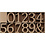 Creativ Company Houten letters, cijfers en tekens, H: 13 cm, dikte 2 cm, 160 stuk/ 1 doos