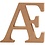 Creativ Company Letter, Æ, H: 13 cm, dikte 2 cm, 1 stuk
