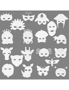 Creativ Company Maskers, 64 stuk/ 1 doos