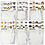 Creativ Company Maskers van karton, H: 15-22 cm, B: 24-25 cm, wit, 192 stuk/ 1 doos