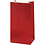 Papieren Zakken, H: 17 cm, afm 6x9 cm, 200 gr, rood, 8 stuk/ 1 doos