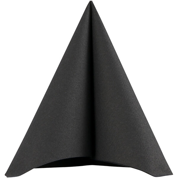 Creativ Company Servetten, afm 40x40 cm, 60 gr, zwart, 20 stuk/ 1 doos